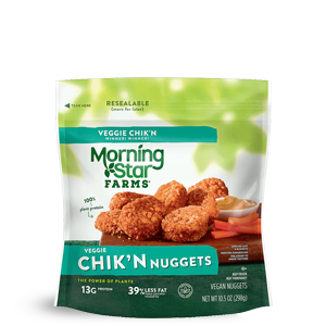 Morningstar Farms Veggie Chik’n Nuggets Packaging