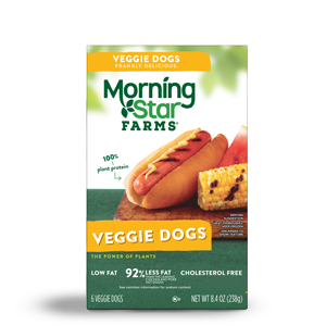 Morningstar Farms Veggie Dogs Packaging