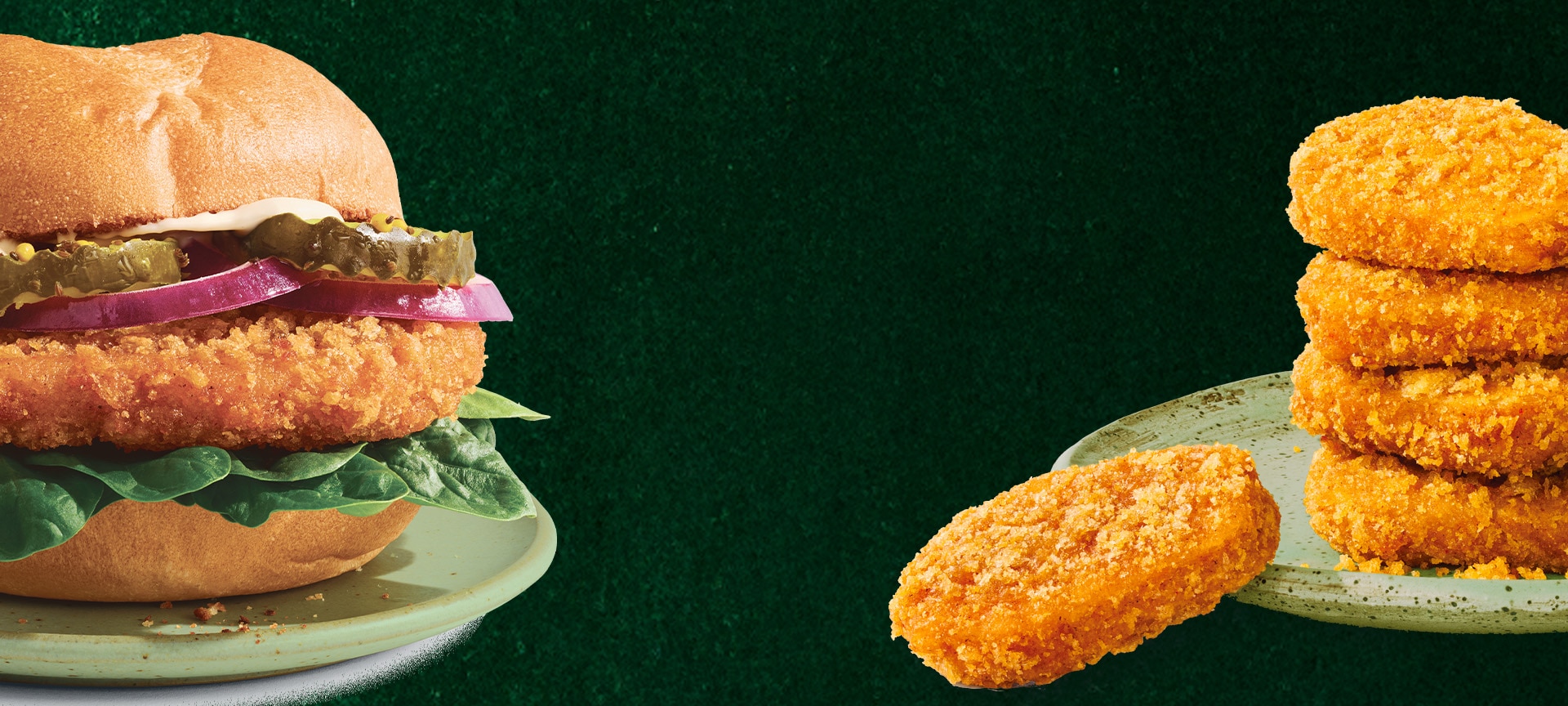 MorningStar Farms Chikn products on a plate.